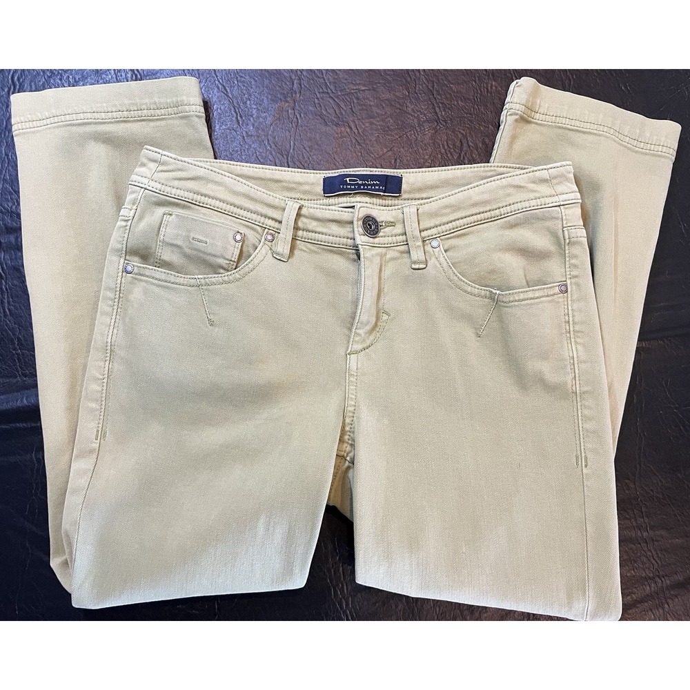 Tommy Bahama Denim Women's Size 6 Light Green Cropped Jeans